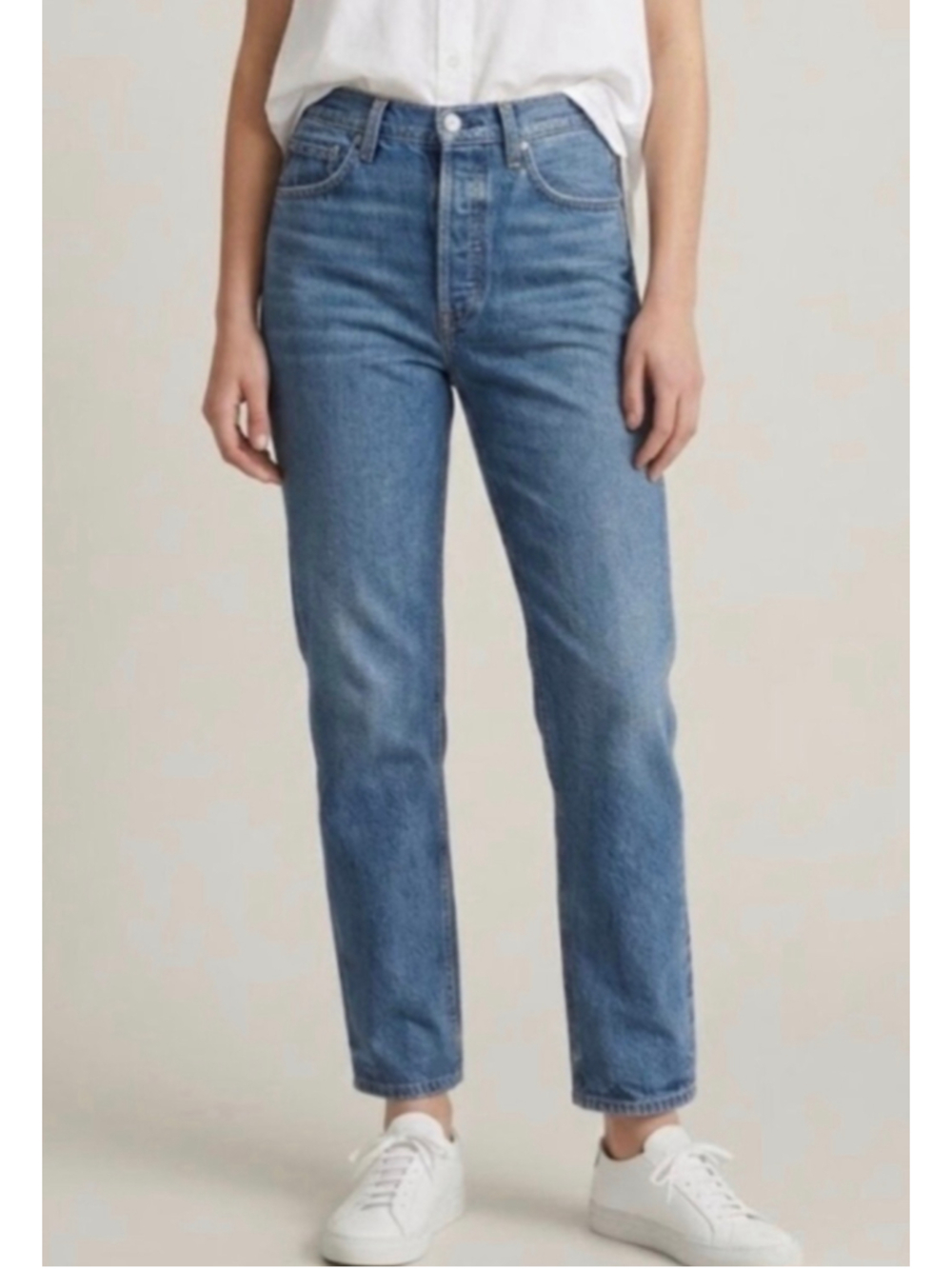 Citizens of Humanity Premium Jolene High Rise Button Fly Jeans Blue Women's 32